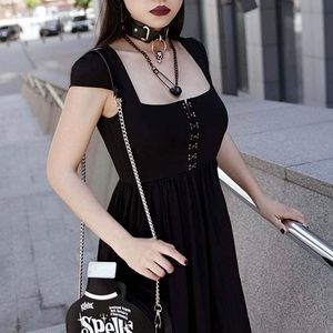 KILLSTAR Punk-tired babydoll dress